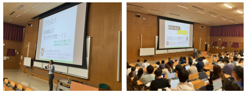 企業向けキャリア研修「人生は伏線回収」講演風景